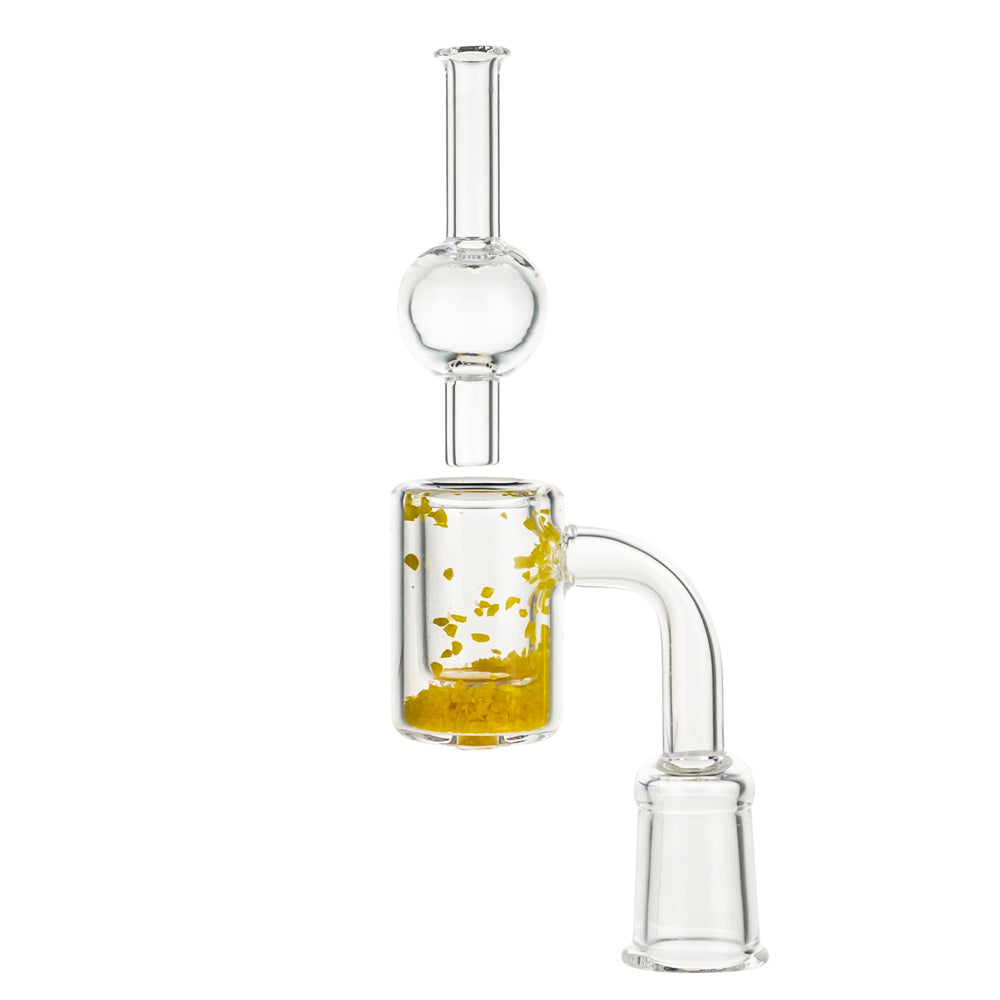 Glass Banger Set Yellow Granulate With Carb Cap | Female Joint | 14.5mm