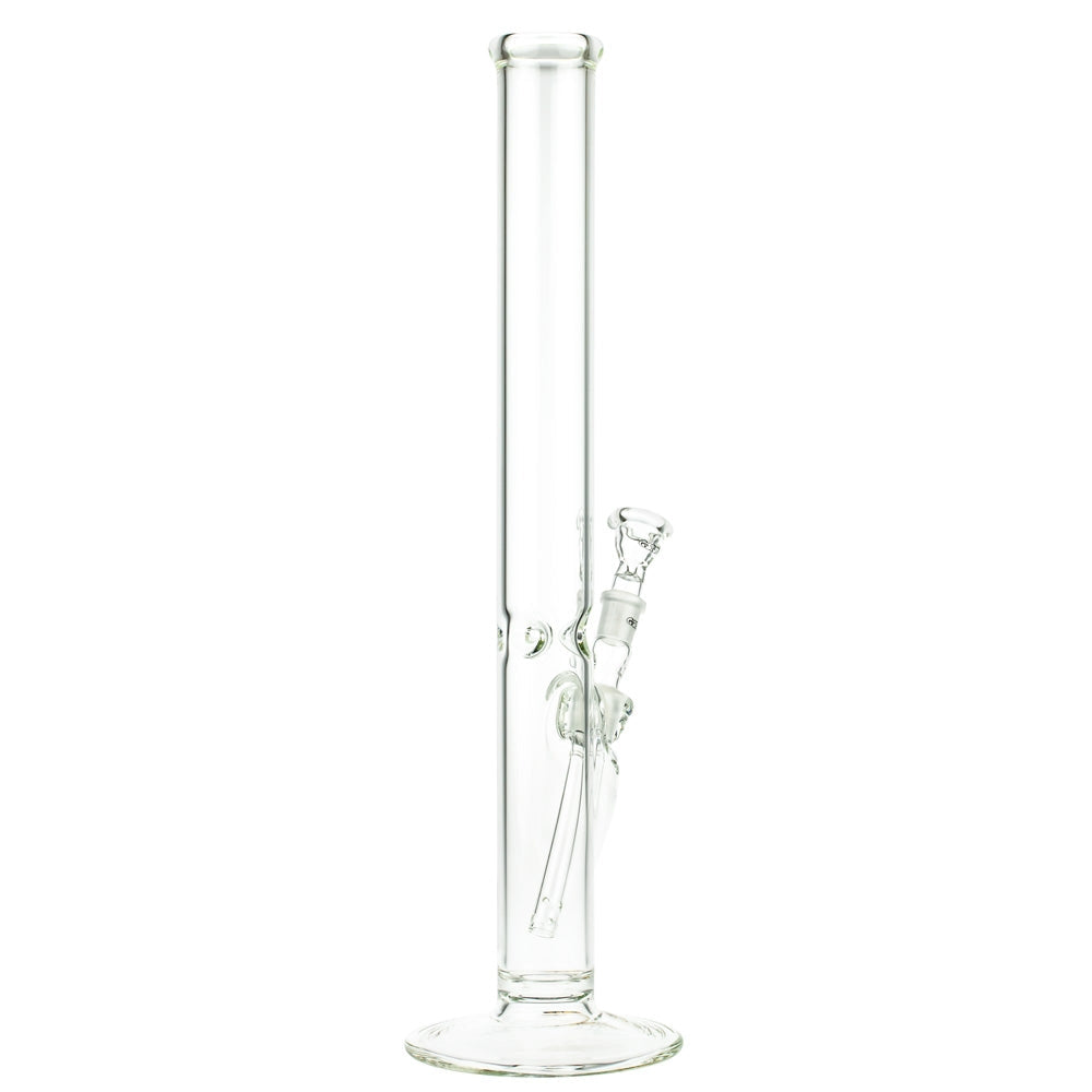 G-Spot Glass Classic Cylinder Ice Bong with Gold Logo | 50 cm - Side View 3