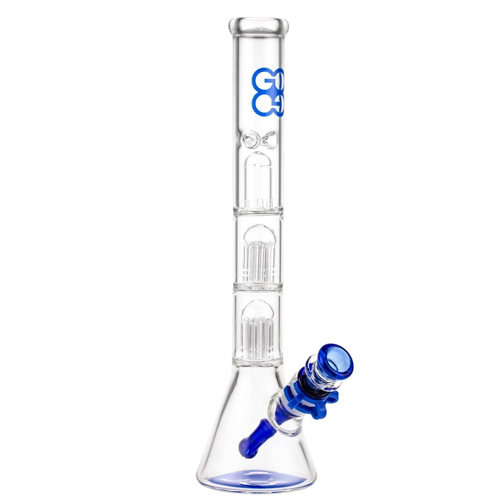 Glasscity Beaker Base Ice Bong with Double Tree Percolator