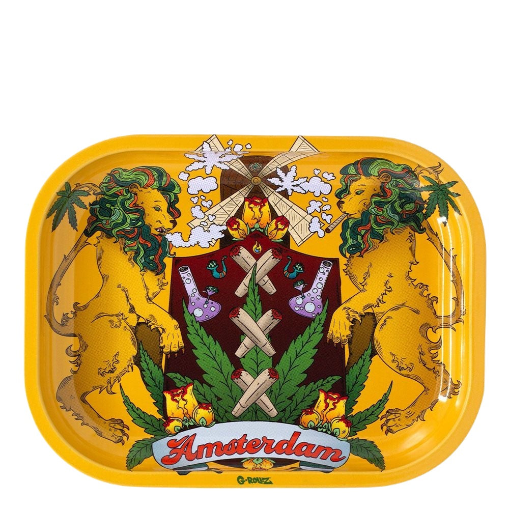 G-Rollz Canna Lions Rolling Tray | Medium