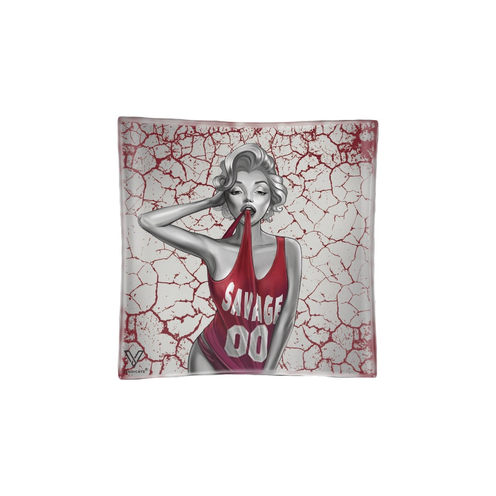 V Syndicate Blazin Glass Ashtray | Dank Diva