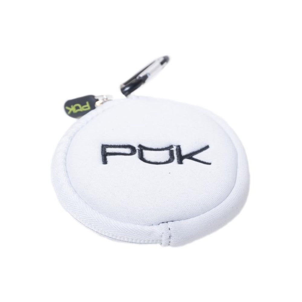 PUK Pod Neoprene Case | White/Black Lettering