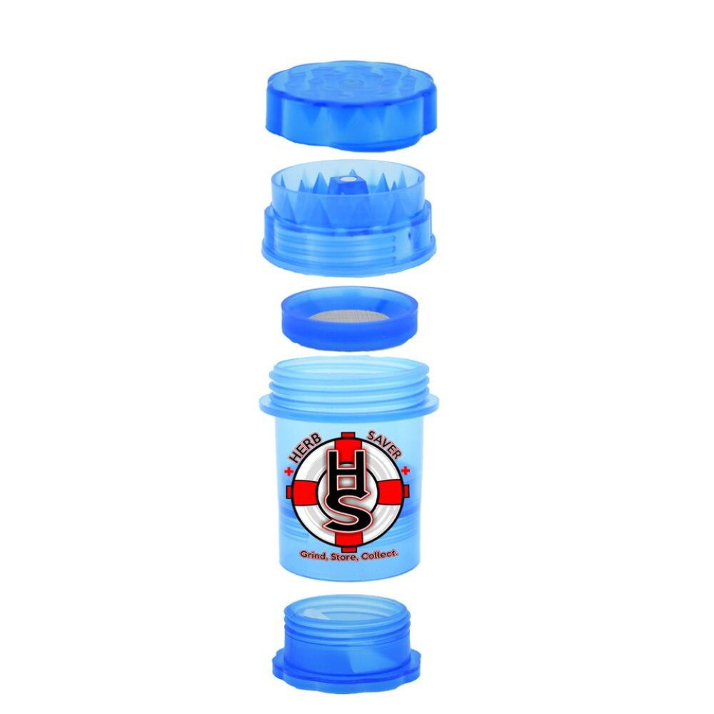 HerbSaver Grinder with Storage Container | Large | All parts separated 2