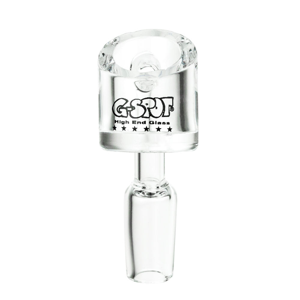 G-Spot Glass Male Quartz Banger with 90° angle | 14.5mm - Front View