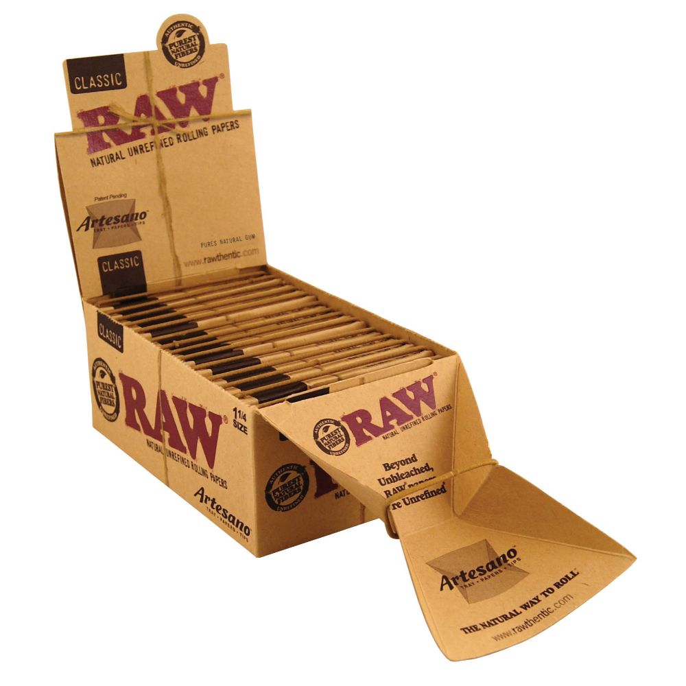 RAW Artesano 1¼ Papers with Tray and Filter Tips