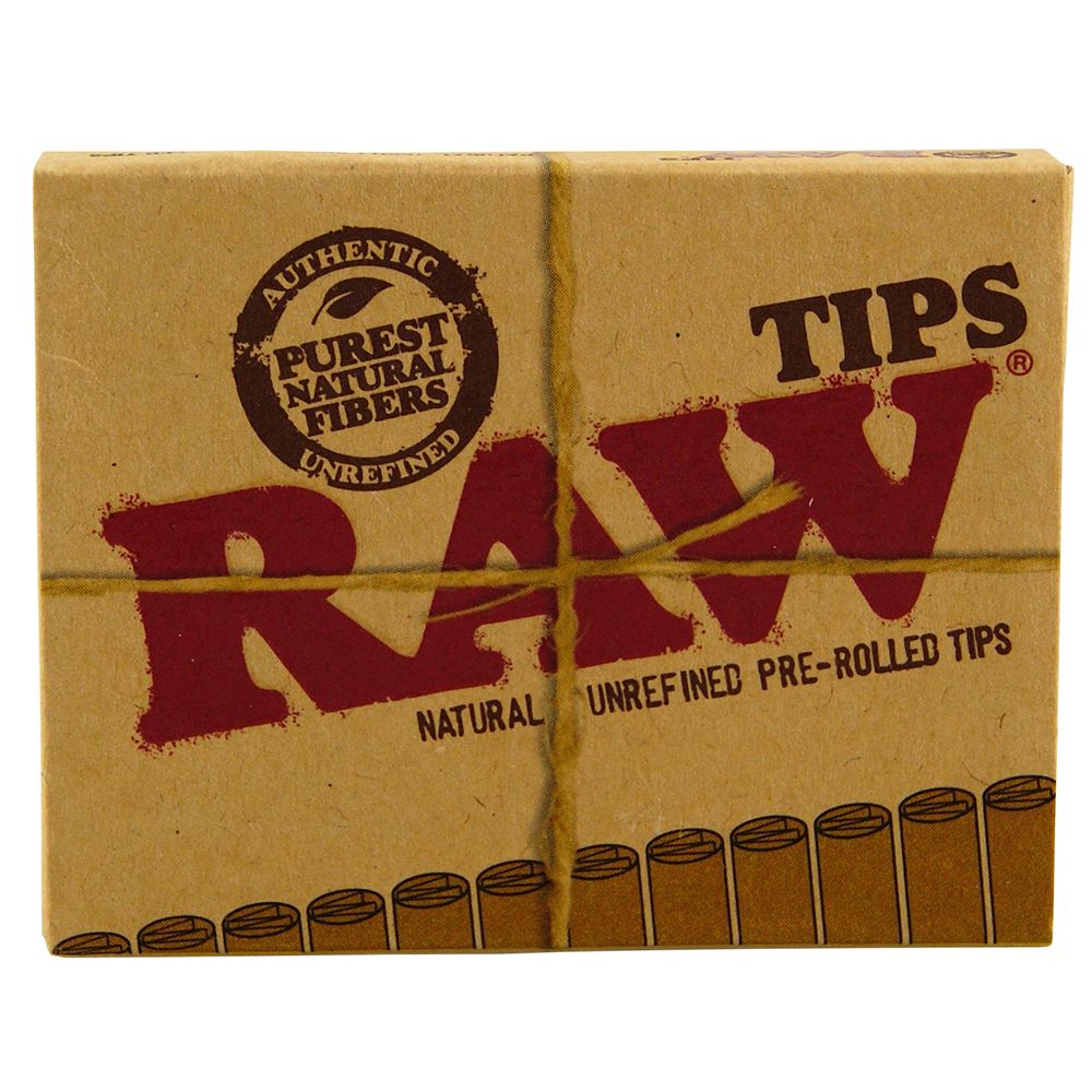 RAW Pre-Rolled Filter Tips | Pack of 21
