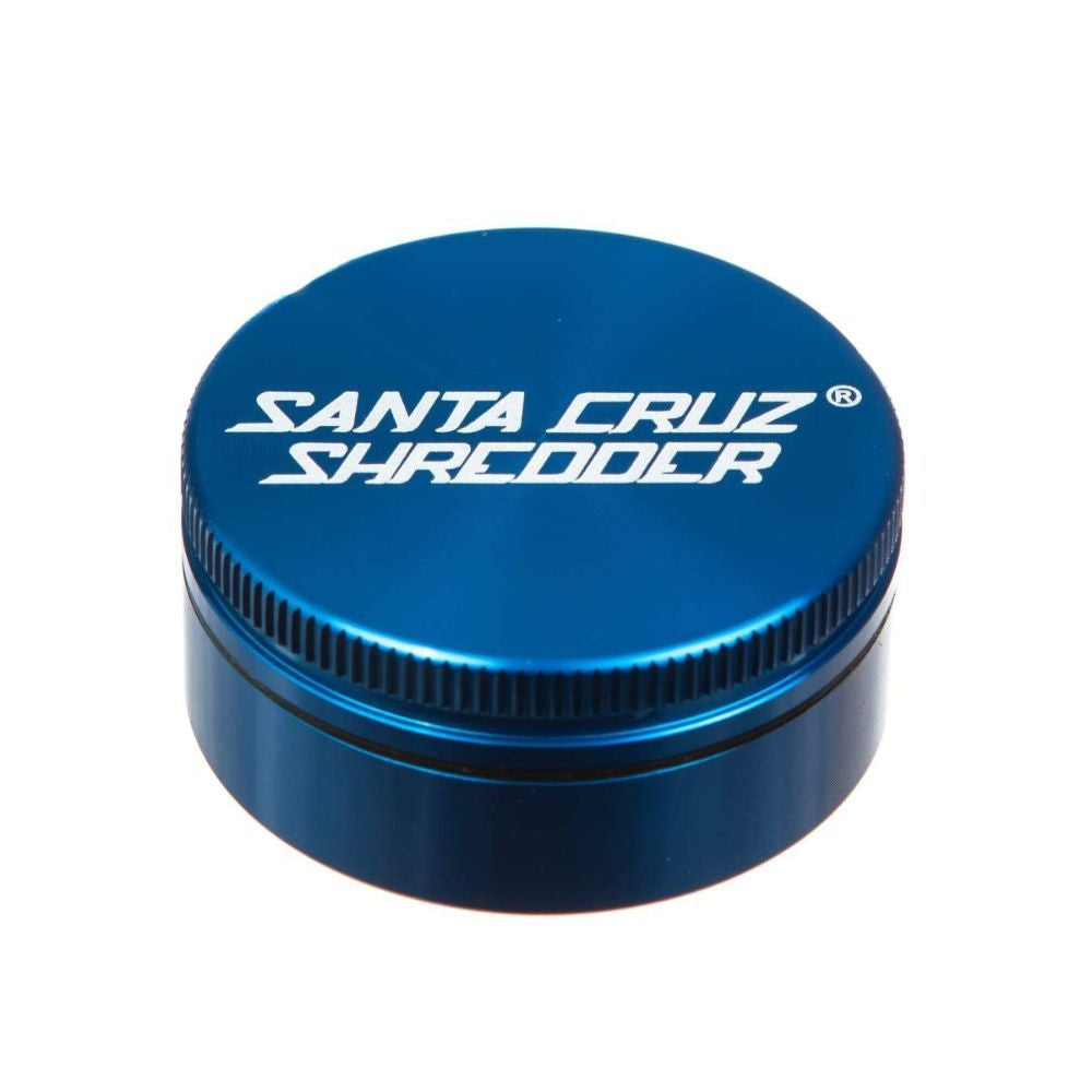 Santa Cruz Shredder Aluminum Herb Grinder | Medium | 2-Part | Blue