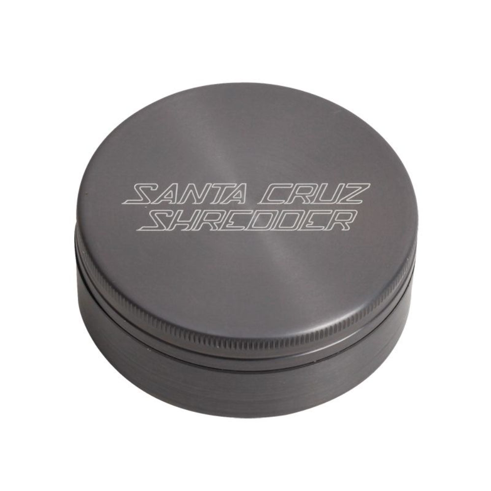 Santa Cruz Shredder Aluminum Herb Grinder | Medium | 2-Part | Grey