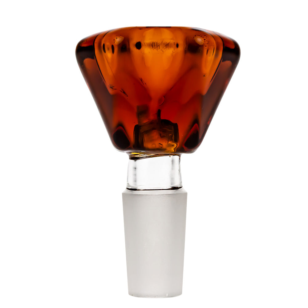 Glass Diamond Herb Bowl | Blue | 14.5mm