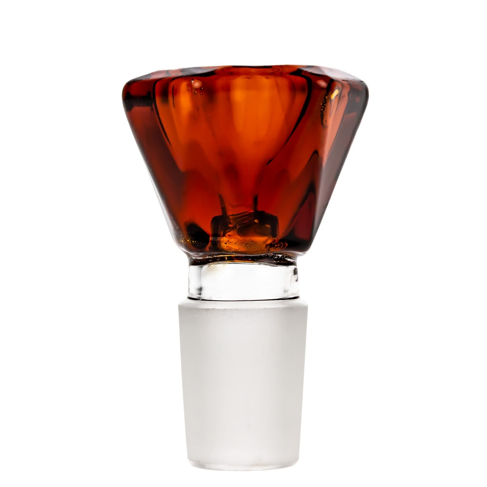 Glass Diamond Herb Bowl | Amber | 18.8mm