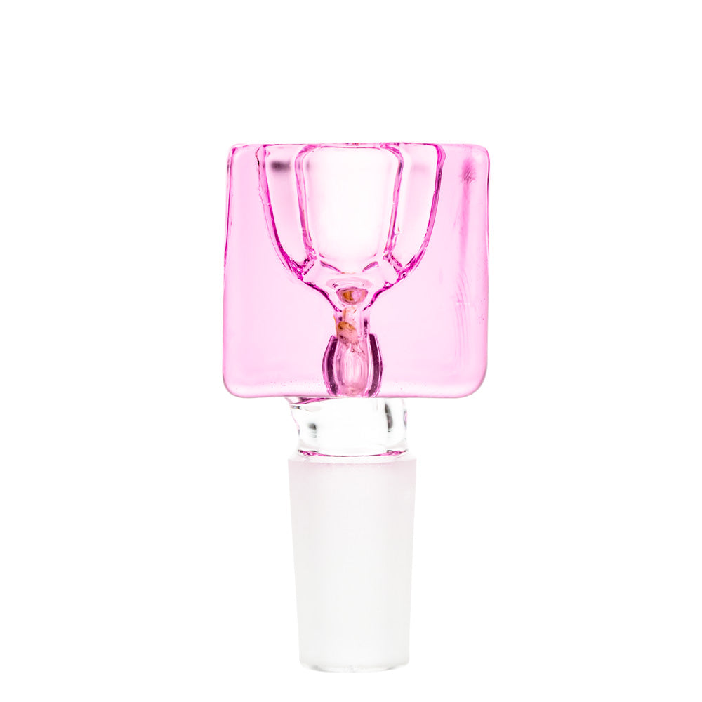 Square Glass Bowl | Pink | 14.5mm