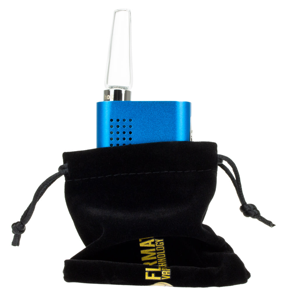 FlowerMate Mini V5.0S Pro Vaporizer | Blue - Velvet Pouch