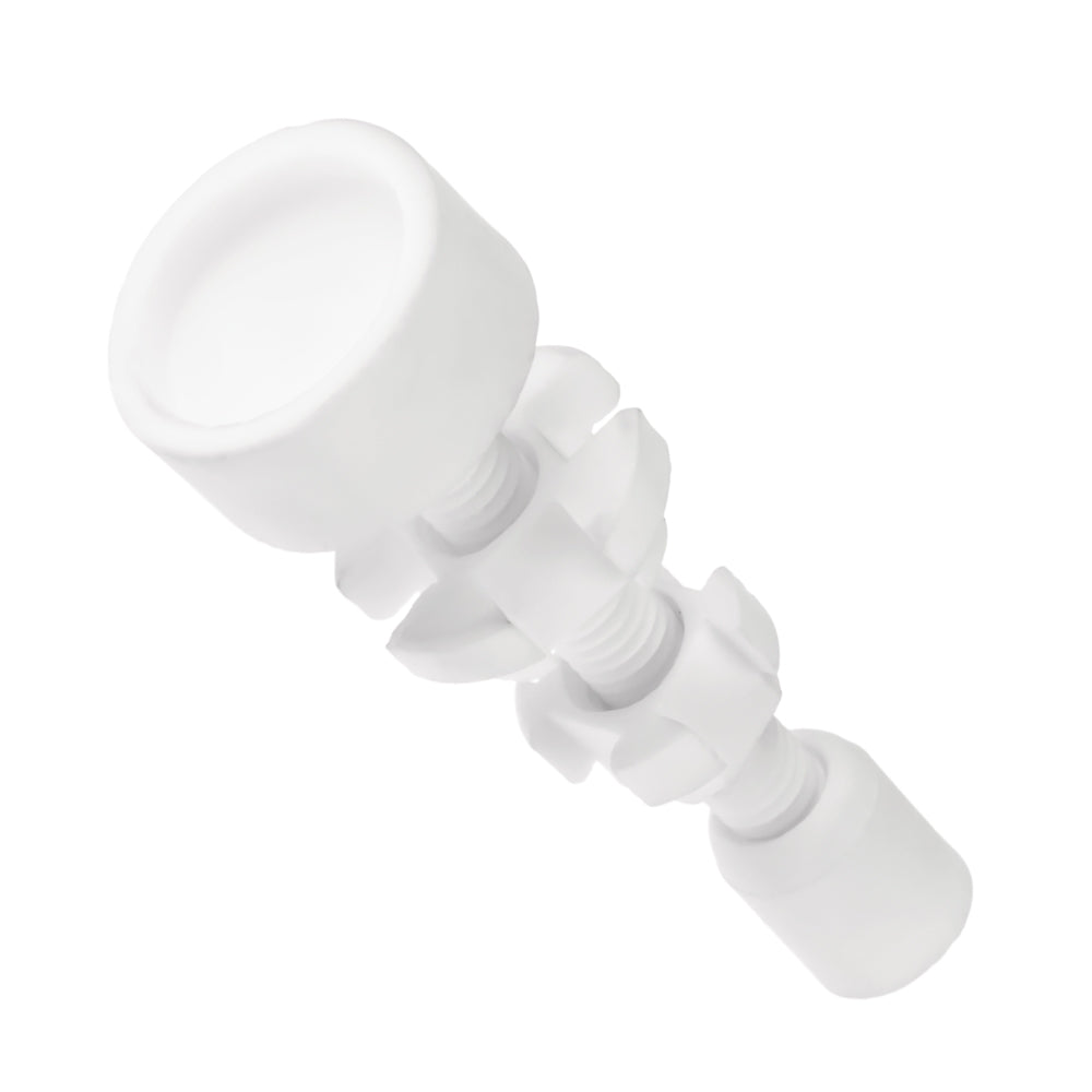 Adjustable Double Jointed Ceramic Concentrate Nail | 14.5mm & 18.8mm - Top View