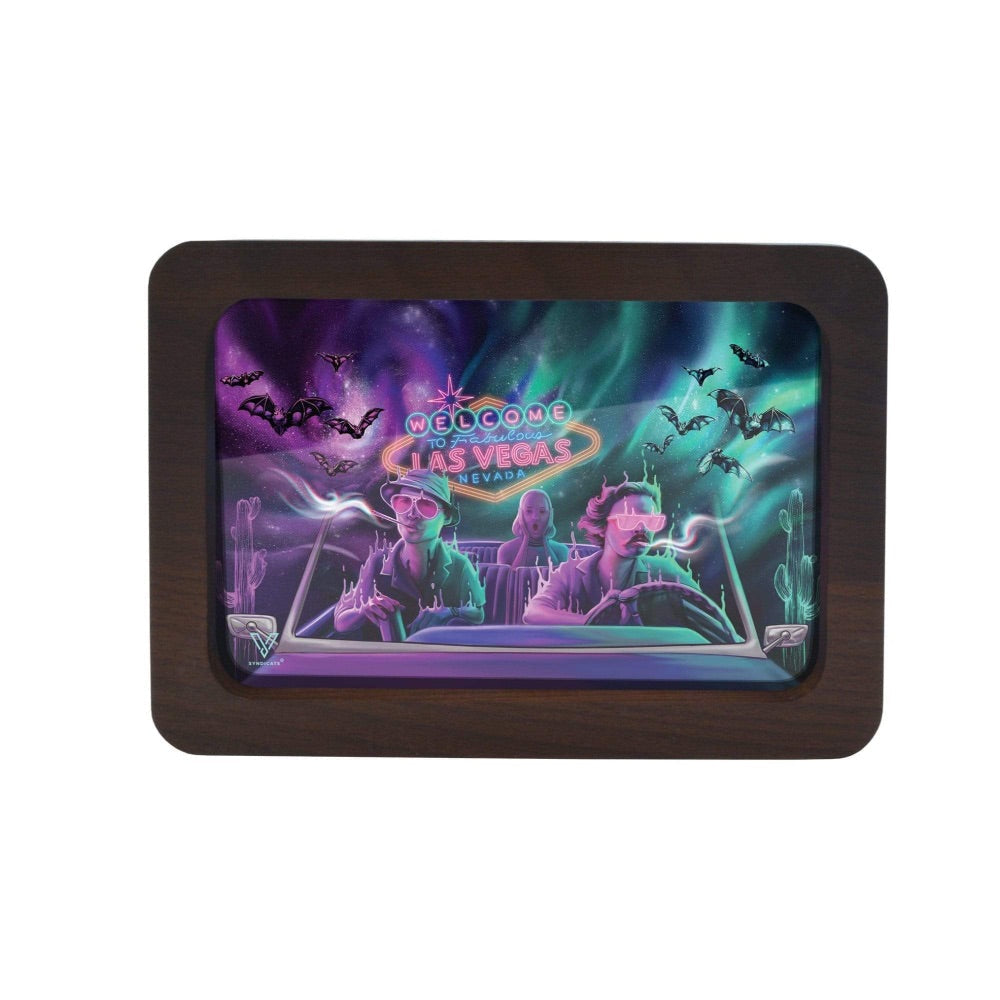 V Syndicate 3D High Def Wood Rolling Tray