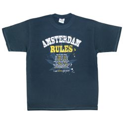 Amsterdam Rules T-shirt - Small