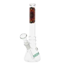 Greenline Mandala Glass Beaker Base