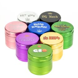 Famous Brandz Puff Puff Pass 4-Part Aluminum Herb Grinder