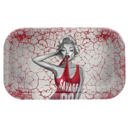 V Syndicate 27x16 Metal Rolling Tray | Dank Diva