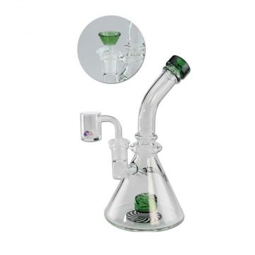Glass Mini Recycler Dab Rig, For Party, Size: 10 Inch at Rs 900